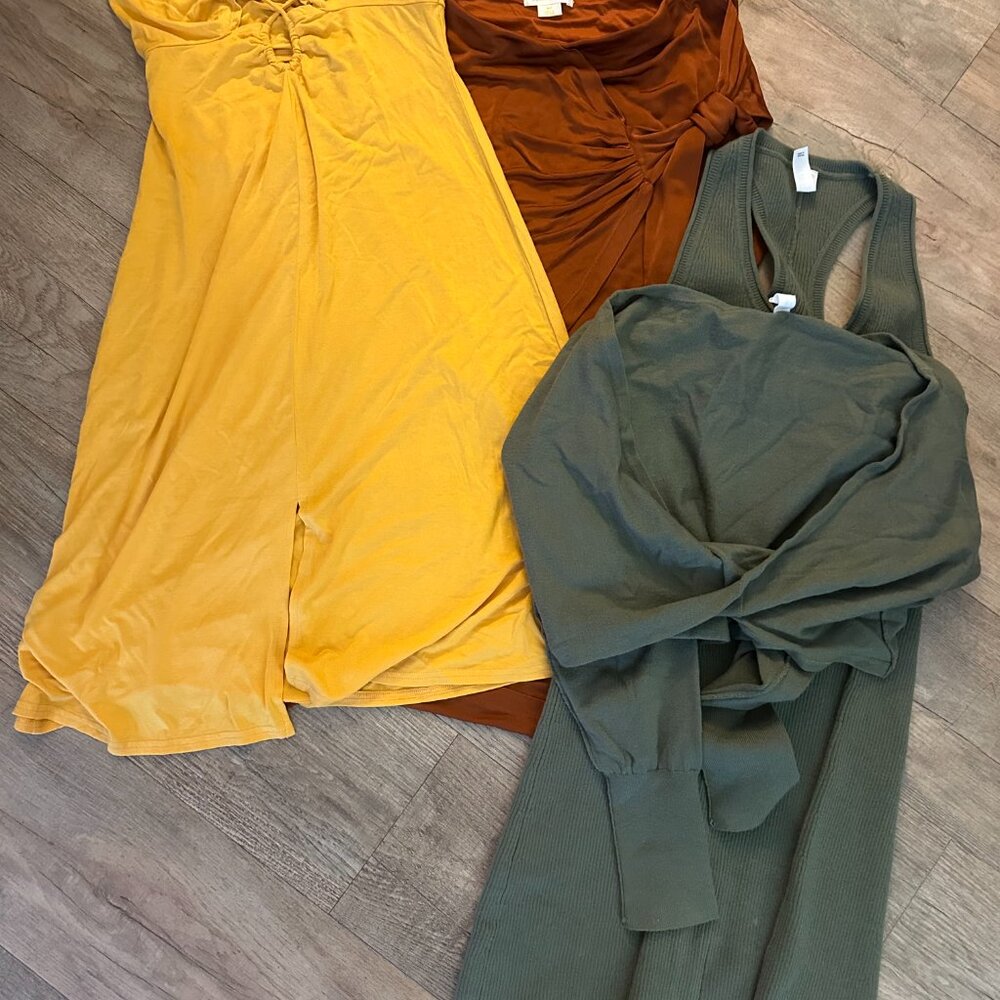 Lot of 4 Anthropologie Size SP - NWOT 2 Dresses, Wrap and Skirt! Make an Offer!